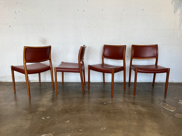 ダイニングチェア2脚セット "Model 80" by Niels O.Moller for J.L.Moller