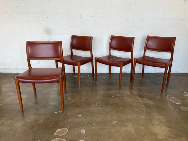 ダイニングチェア2脚セット "Model 80" by Niels O.Moller for J.L.Moller