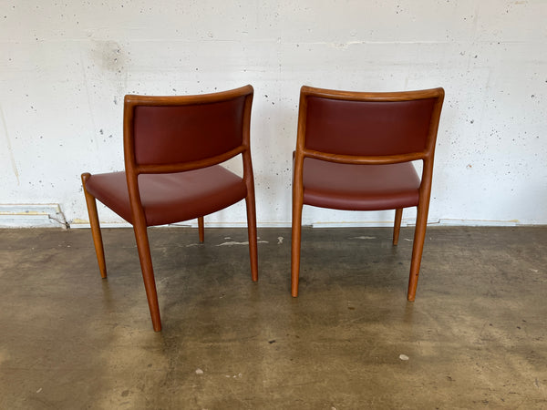 ダイニングチェア2脚セット "Model 80" by Niels O.Moller for J.L.Moller