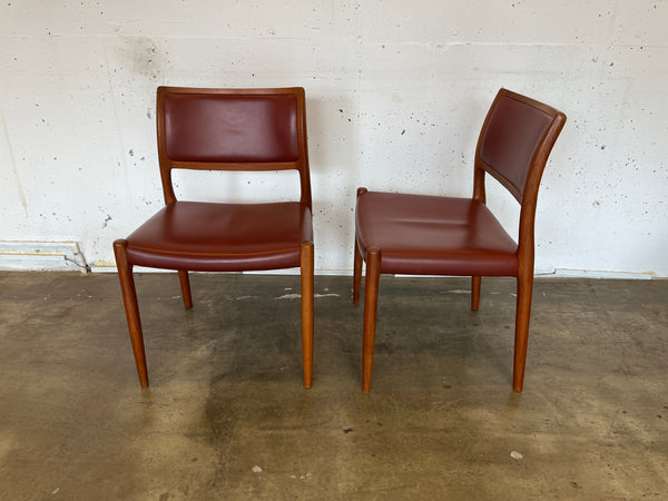 ダイニングチェア2脚セット "Model 80" by Niels O.Moller for J.L.Moller