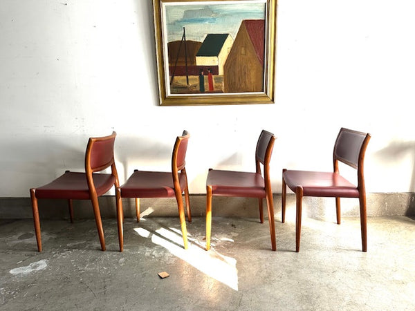 ダイニングチェア2脚or4脚セット "Model 80" by Niels O.Moller for J.L.Moller
