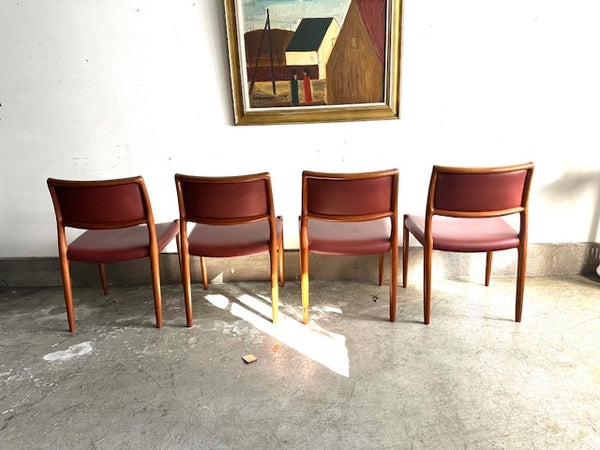 ダイニングチェア2脚or4脚セット "Model 80" by Niels O.Moller for J.L.Moller