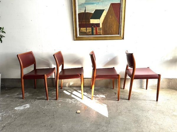 ダイニングチェア2脚or4脚セット "Model 80" by Niels O.Moller for J.L.Moller