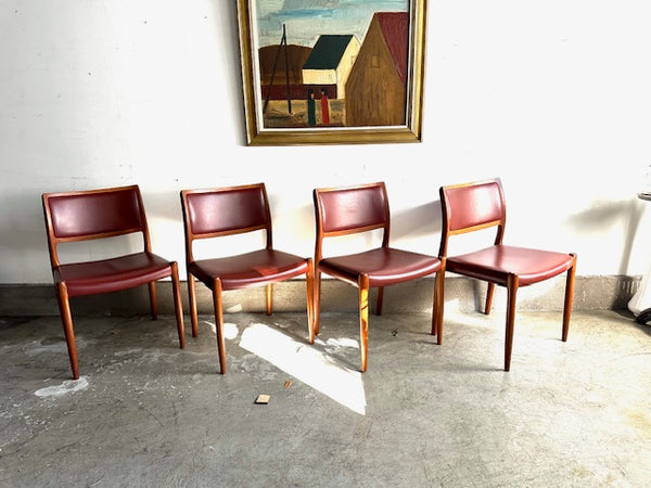 ダイニングチェア2脚or4脚セット "Model 80" by Niels O.Moller for J.L.Moller