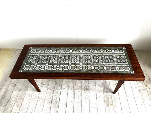 タイルトップセンターテーブル by Severin Hansen Jr for Haslev with Royal Copenhagen "TENERA"