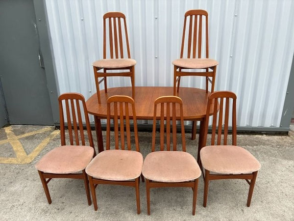 オーバルエクステンションテーブル&ダイニングチェア