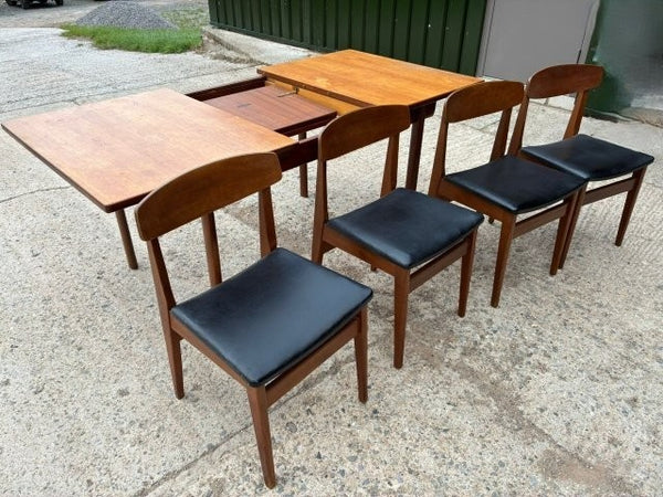 エクステンションテーブル&ダイニングチェアセット