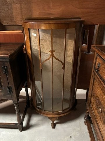 アンティークガラスキャビネット