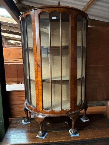 アンティークガラスキャビネット